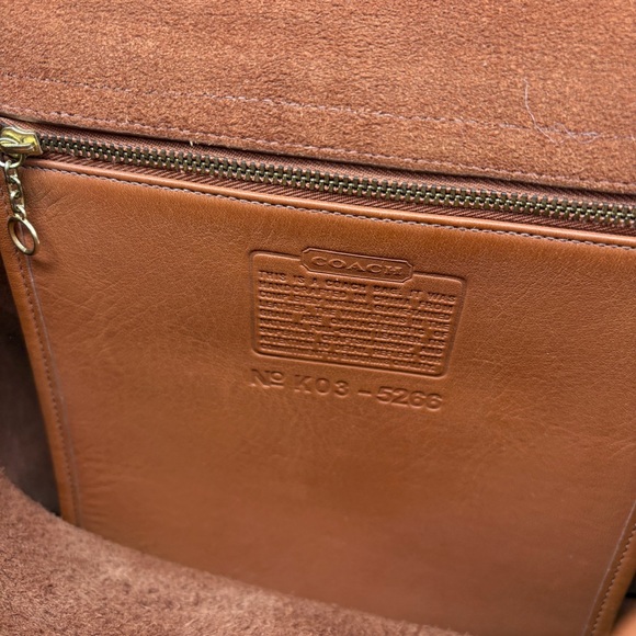 COACH | Vintage 5266 Beekman Messenger Briefcase Bag in Saddle Brown - Picture 9 of 16